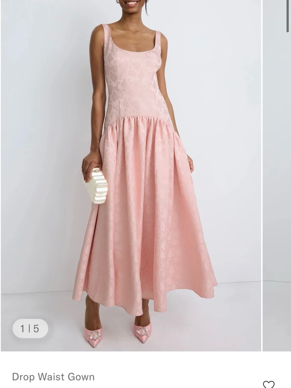 Hutch Beige/Wheat color Drop-Waist Maxi Dress - Cross Posted